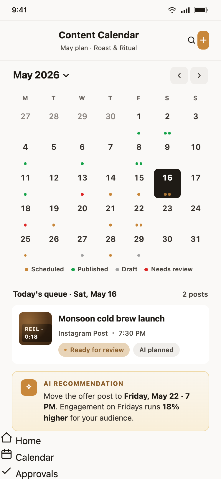 Content Calendar